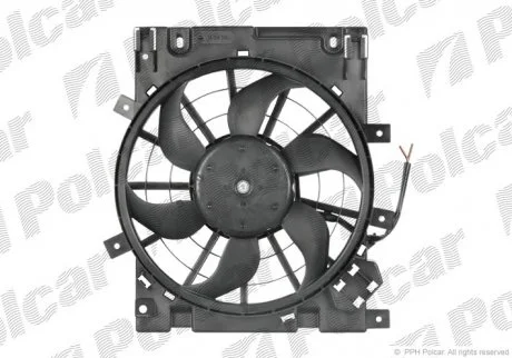 Вентилятор радиатора Polcar 550923W7