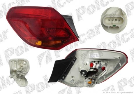 Ліхтар задній Polcar 551188U