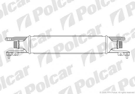 Радіатор повітря (інтеркулер) Polcar 5558J82