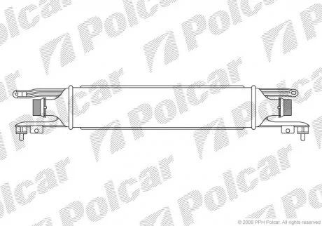 Радіатор повітря (інтеркулер) Polcar 5558J82