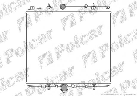 Радіатор охолодження Polcar 578708A2