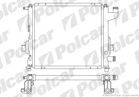 Радіатор охолодження Polcar 6004082