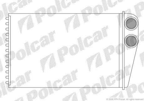 Радіатор обігріву Polcar 6012N81