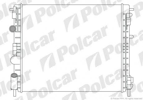 Радіатор охолодження Polcar 6015084