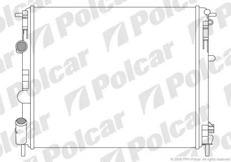 Радиатор Polcar 601508A4