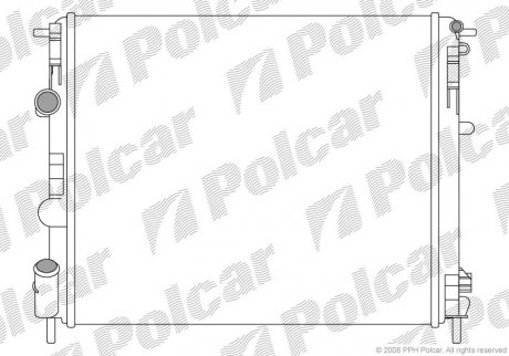 Радиатор охлаждения Polcar 601508A5 (фото 1)