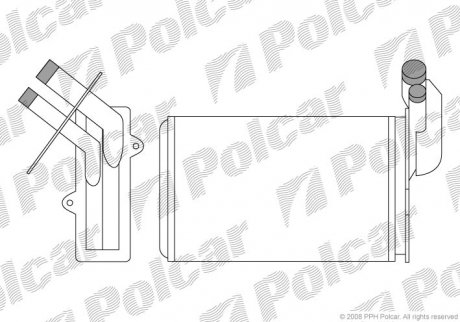 Радиатор обогрева Polcar 6019N81