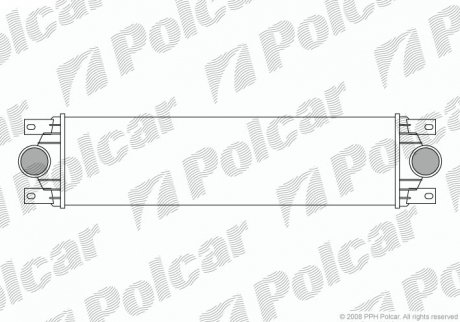 Радіатор повітря (інтеркулер) Polcar 6041J81 (фото 1)