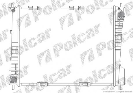 Радіатор охолодження Polcar 6055082