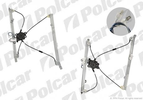 Стеклоподъемник электрический Polcar 6055PSE1