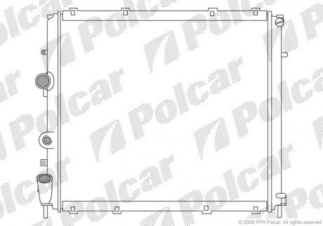 Радіатор охолодження Polcar 6060083