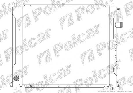 Радіатор охолодження Polcar 632008-1