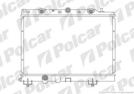 Радіатор охолодження Polcar 6320082