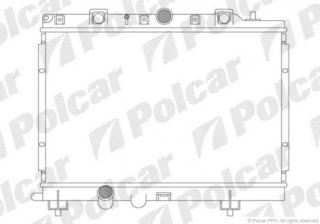 Радіатор охолодження Polcar 6325082