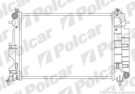 Радіатор охолодження Polcar 6520087