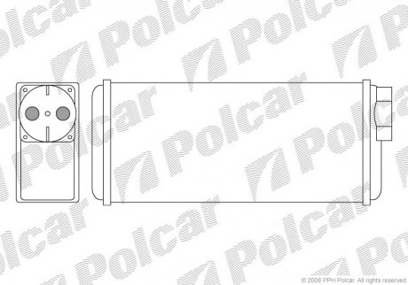 Радіатор пічки Polcar 6900N81