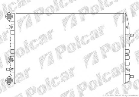 Радіатор охолодження Polcar 6913083 (фото 1)