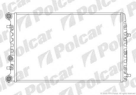 Радіатор охолодження Polcar 691308A5 (фото 1)