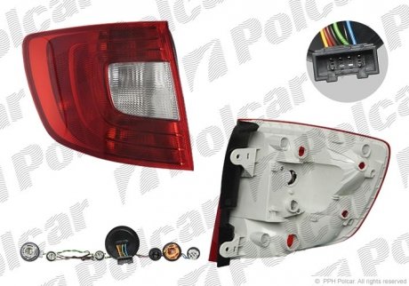 Лампа задня Polcar 6926872S