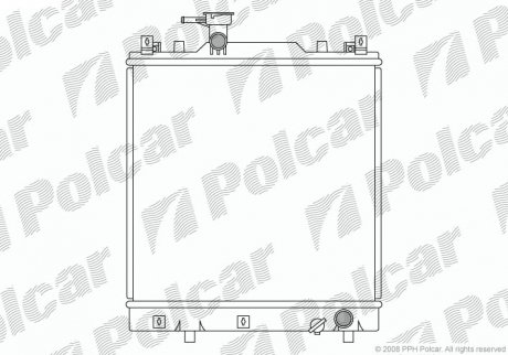 Радіатор охолодження Polcar 7407081