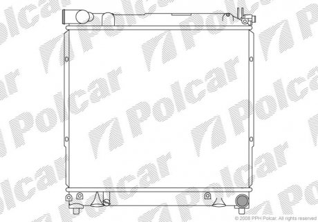 Радіатор охолодження Polcar 740808-3 (фото 1)