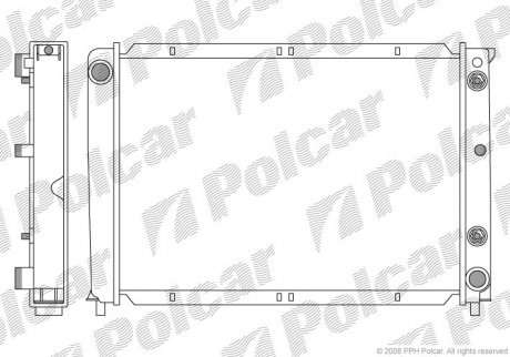 Радіатор охолодження Polcar 9031085 (фото 1)