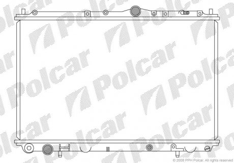 Радіатор охолодження Polcar 9040081