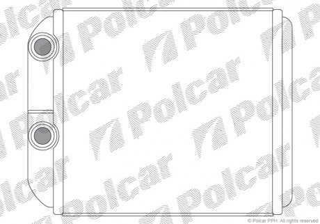 Радіатор пічки Polcar 9040N8A1