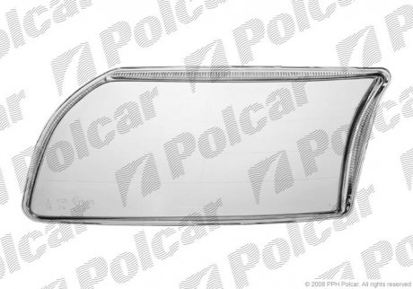 Скло фари Polcar 9080111E