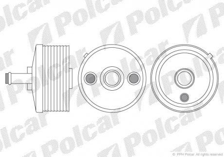 Радіатор масла Polcar 9513L82