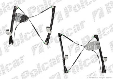 Стеклоподъемник ручной Polcar 9524PSM6