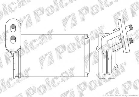 Радиатор обогрева Polcar 9534N81