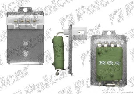Резистор вентилятора Polcar 9538KST2