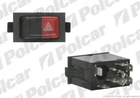 Вмикач аварійного світла Polcar 9543P30