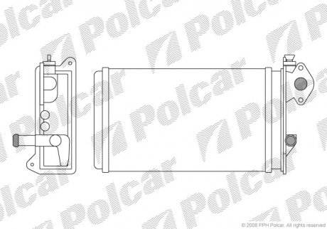 Радиатор обогрева Polcar 9565N81