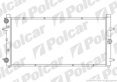 Радіатор охолодження Polcar 9566082