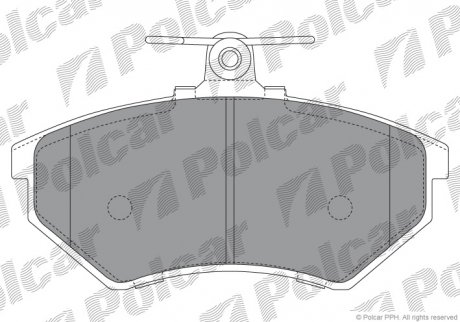 Тормозные колодки Polcar S700004 (фото 1)