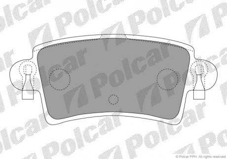 Гальмівні(тормозні) колодки Polcar S701056