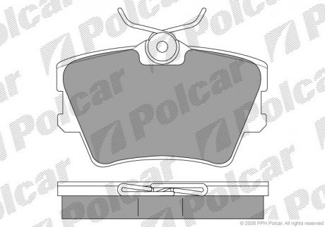 Гальмівні(тормозні) колодки Polcar S701129