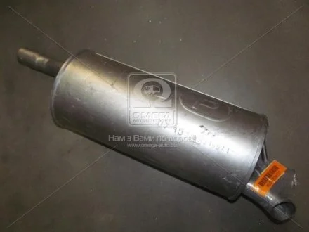 Глушитель алюм. сталь, задн. часть Fiat Doblo 1.9 JTD 00- (07.451) POLMOSTROW 07451