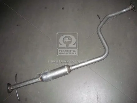 Резонатор (середня частина) алюмінієва сталь Hyunday Accent (94-99) 1.5i POLMOSTROW 10.04