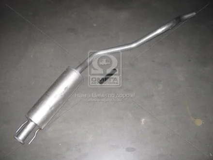 Резонатор (средняя часть) алюминизированная сталь Opel Astra 1.4, 1.6i POLMOSTROW 17.40