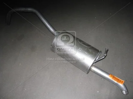 Глушник (задня частина) алюмінієва сталь Seat Ibiza 1.2i (05-09)/Skoda Fabia/VW Polo POLMOSTROW 23.83