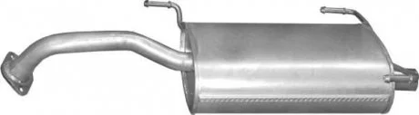 Алюм глушник. сталь, задн. частина Toyota Celica 1.6 10/89-10/93 (26.04) Polmost POLMOSTROW 2604
