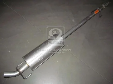 Глушник (задня частина) алюмінієва сталь VW Crafter/Mercedes Sprinter 906 2.2, 2.5, 3.0 CDi (07-11) POLMOSTROW 30.90