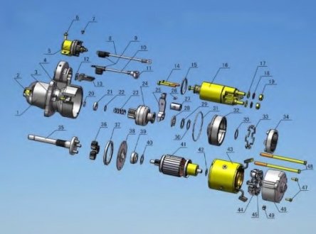 Якорь стартера Prestolite M93RA-06-0000