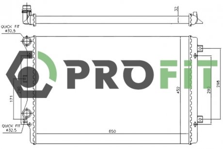Радиатор охлаждения PROFIT 17400013