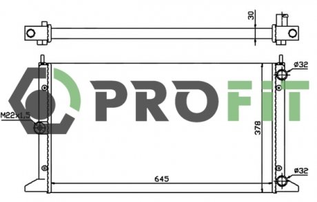 Радиатор охлаждения PROFIT 17400023