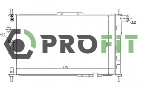 Радіатор охолоджування PROFIT 17400100