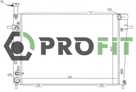 Радіатор охолоджування PROFIT 17400142